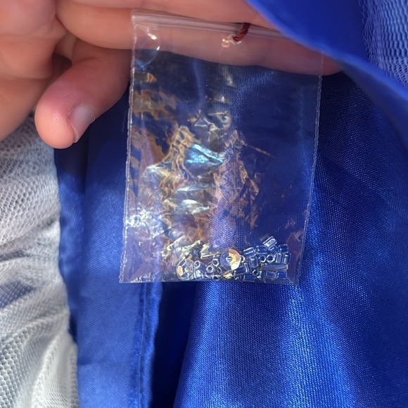 Beautiful pageant dress. Royal blue. Bedazzled! - Picture 4 of 4